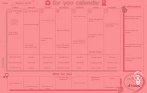 TikTok: "For You" Calendar